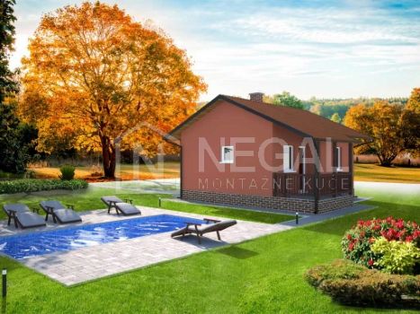 Montažna kuća Klasik Negal Ivanjica | Tip Montažne kuće 44b