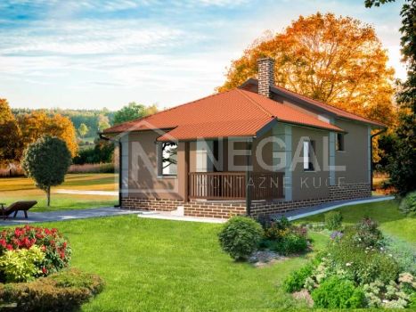 Montažna kuća Klasik Negal Ivanjica | Tip Montažne kuće 68