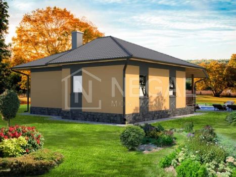 Montažna kuća Klasik Negal Ivanjica | Tip Montažne kuće 77